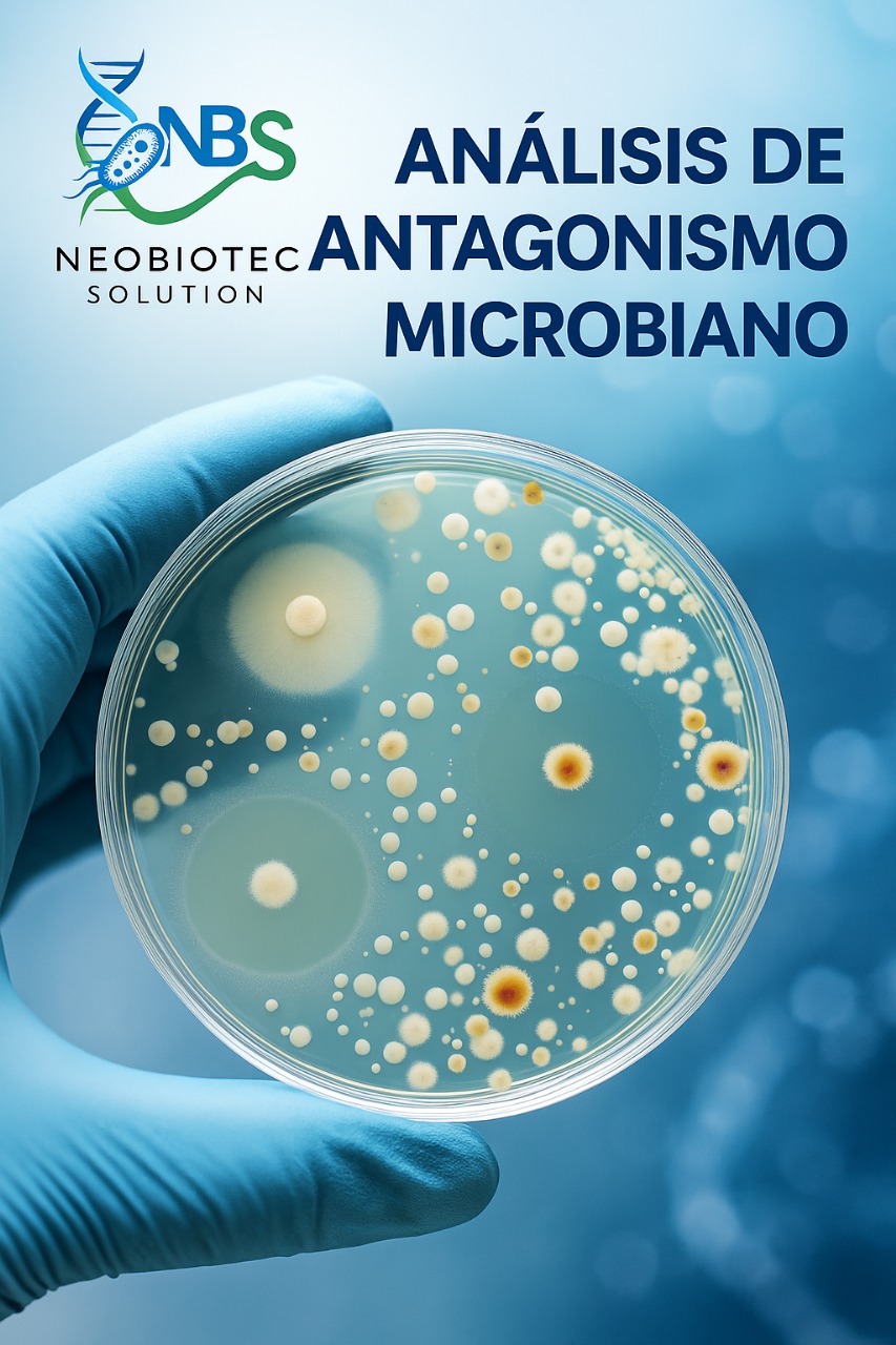 Análisis de antagonismo microbiano