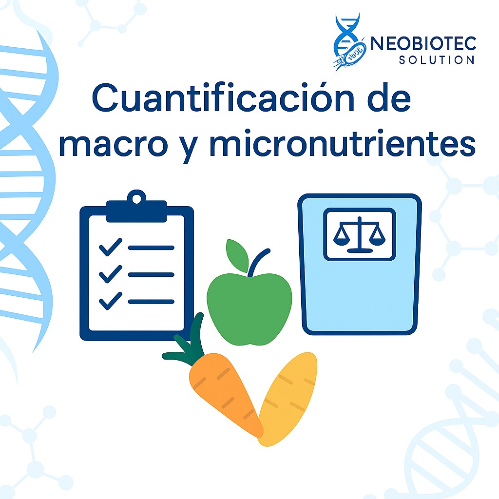 Cuantificación de macro y micronutrientes